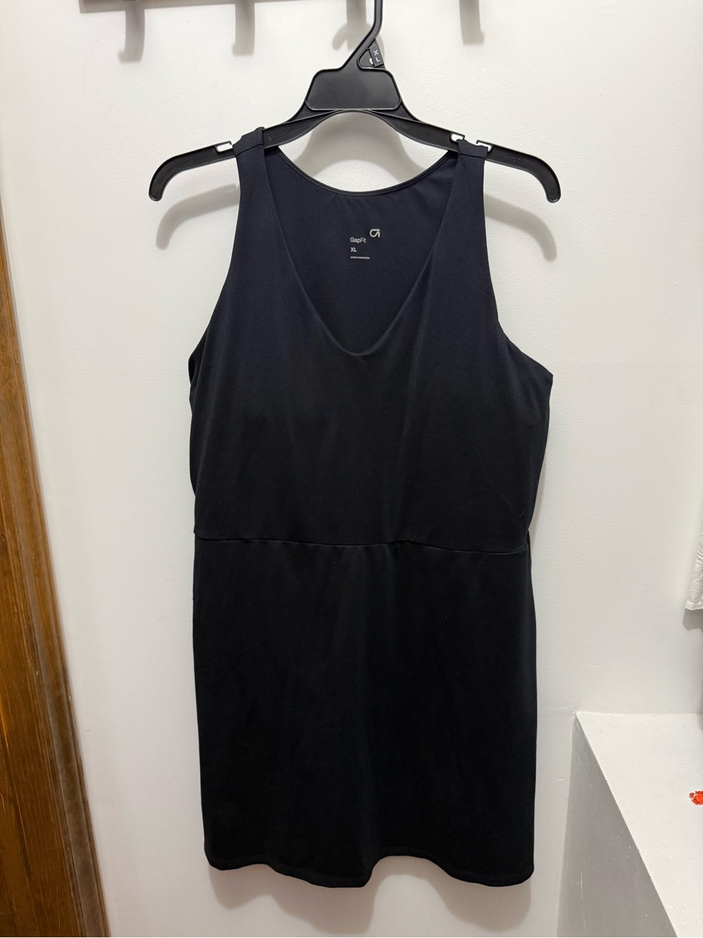 GAP Athleta Black Active Tank Romper Dress